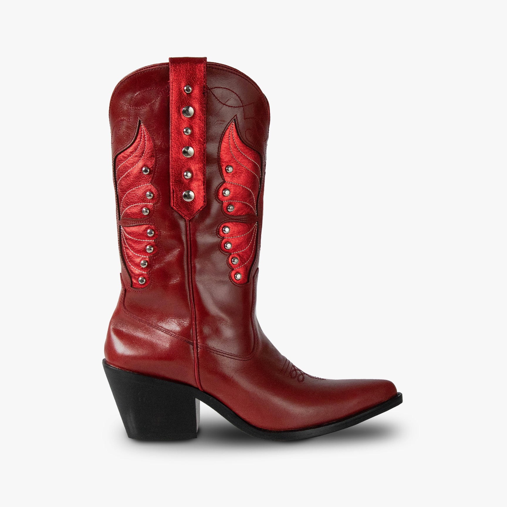 MONARCH CHERRY RED Botas vaqueras ROJAS BALA DI GALA – BALA DI