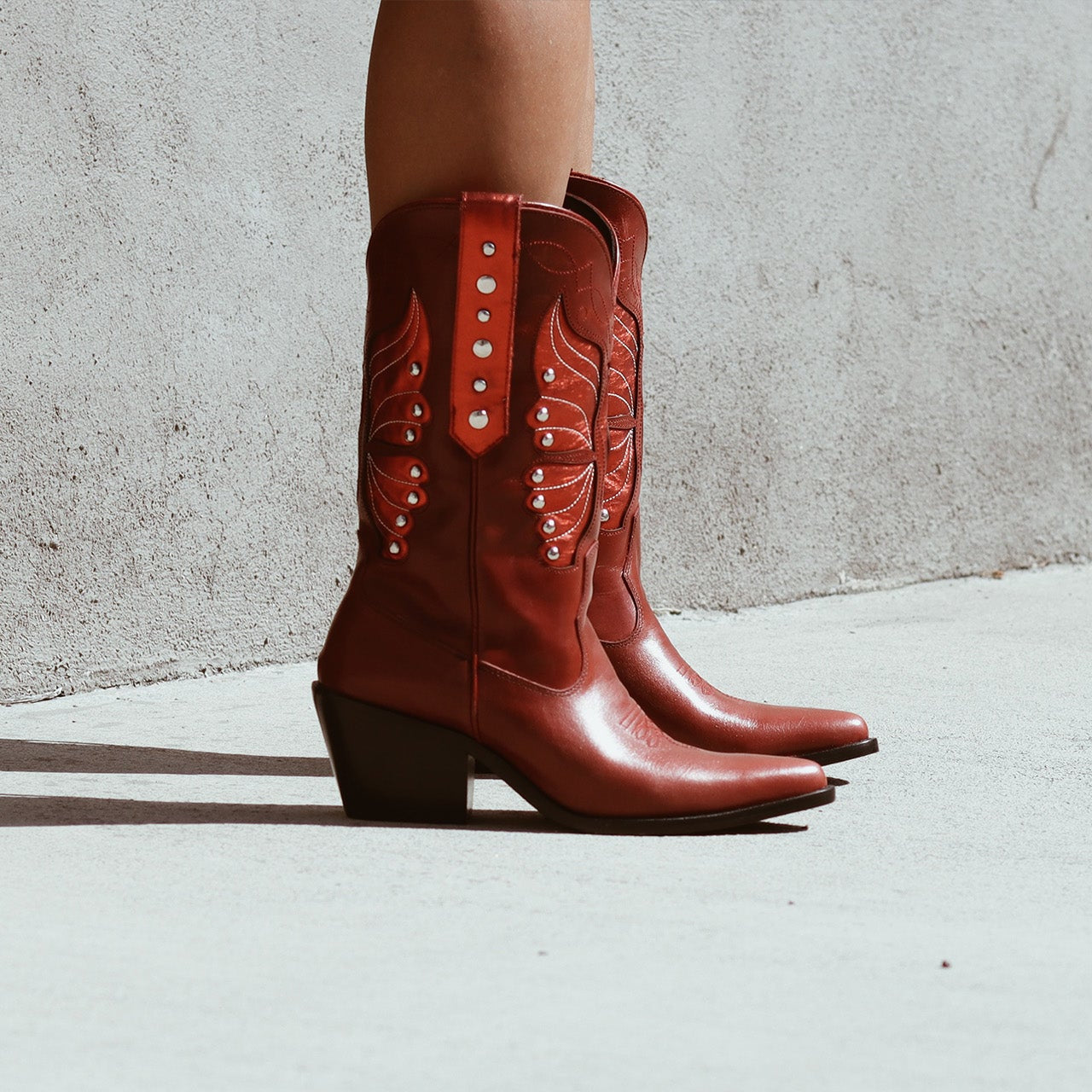 MONARCH CHERRY RED - Botas vaqueras ROJAS / BALA DI GALA – BALA DI GALA ...